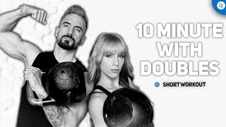 10 Minute Double Kettlebell Workout - (KettleBurn #4)