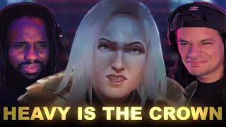 PERFECT MARKETING COLLABORATION - HEAVY IS THE CROWN (League of Legends) | LINK PARK | REACTION!