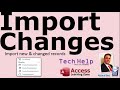 Import New and Changed Records in Microsoft Access. Update Pricing from Vendor Excel Spreadsheet