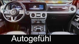 All-new Mercedes G-Class Interior Preview G-Klasse 2018 - Autogefühl