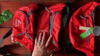 REVIEW WAIST BAG WARNA ORANGE DARI TORCH. Torch Vellejo, torch hamura dan torch koriyama