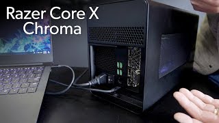 Razer's Core X eGPU gets more ports and Chroma RGB support