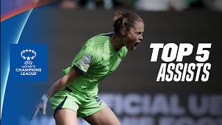 DAZN's Top Five Assists From The 2022-23 UEFA Women's Champions League Semi-finals