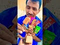 oreo dhoni biscuit 🍪 aur kitkat chocolate🍫 50=50 parle_g barone butterscotch shortfeed