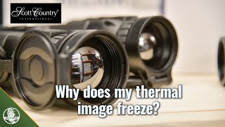 Why does my thermal image freeze?