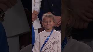 Novak’s daughter DEFINITELY knew it was past her bedtime ⏰😂 #ausopen #shorts