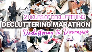 Decluttering to Downsize Marathon. TWO HOURS of Decluttering Motivation.  Clean, Declutter, Organize