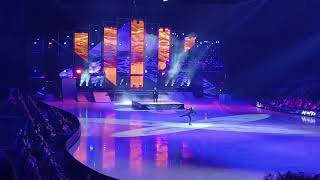 Art on Ice Show 2025. Zurich, CH. Loena Hendrickx, Ilia Malinin, Kimmy Repond, Ilia Malinin again.