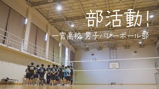 部活動！「一宮高等学校 男子バレーボール部」