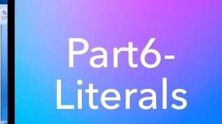 Python Training Part 6: Literals