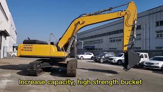 China excavator 32 ton Rippa NDI 320-9L large bagger crawler digger