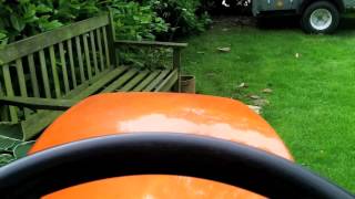 Kubota G18 mowing part 2