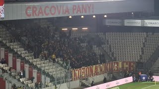 Kibice Korony Kielce w Krakowie na Cracovii | 14.02.2025