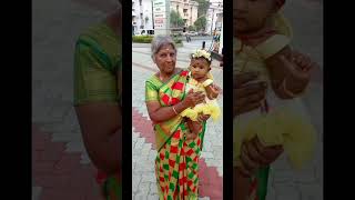 பேத்தி தான்  என்🌏 உலகம் ❤️ என்னுடைய ❤️ அம்மா#trending shorts#grandma love#shortsviral