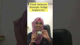 Q \u0026 A- No: 14 || വെപ്പുപല്ല് ഏതെല്ലാം|| Artificial Removable and Fixed Teeth