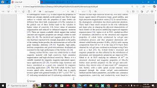 Effect of Aluminum doping in cobalt ferrite | Lattice constant | Crystallite size | Grain size