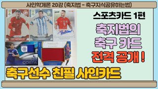 [전격공개] 스포츠카드, 축구선수 친필 사인카드 소장품