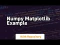numpy matplotlib example