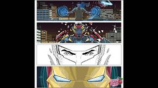 Tony Stark Iron Man Costume Making | Comic Book Time-Lapse Coloring