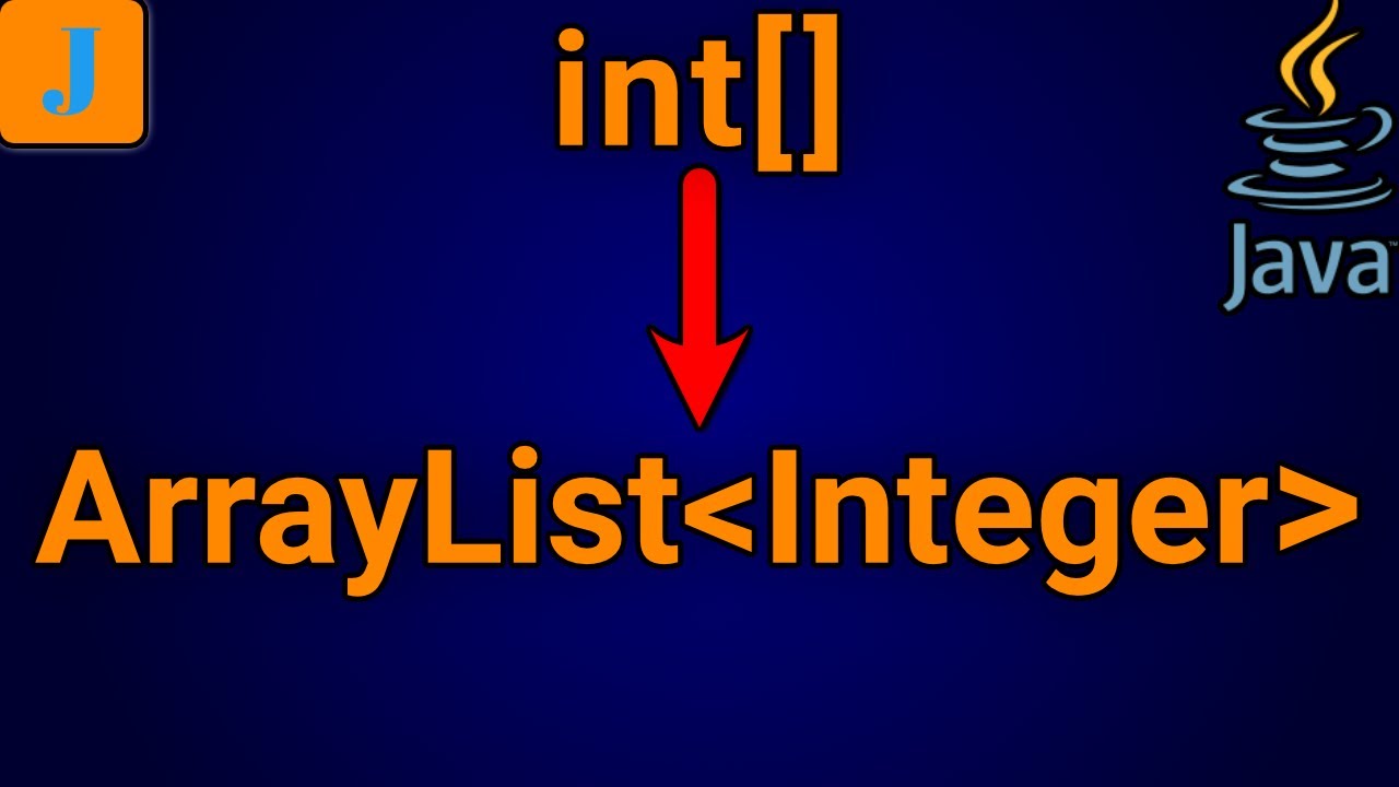 How To Convert Int Array To Arraylist In Java Youtube