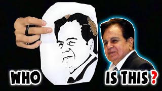 Dilip Kumar papercut art - huu viet #Shorts #art #papercut