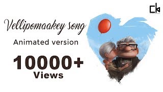 Vellipomaakey song Animated version | Saahasam Swaasaga Saagipo || A R RAHMAN