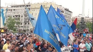 Protest radnika fabrike \