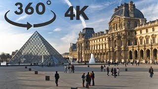 Paris in 360 VR 4K - Musée du Louvre - Louvre Museum
