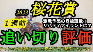 【1週前追い切り評価】2023桜花賞！リバティアイランドは相変わらず動かず？混戦模様の登録26頭！