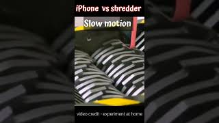 IPhone In //Shredder Machine// What Will Happen// #iphone #shredded #shorts