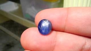 4.90ct. Unheated Blue Star Sapphire *10701