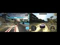 NFS Most Wanted VS NFS World on Rosewood&Lyons - Mitsubishi Eclipse Elite VS Porsche Carrera GT 2