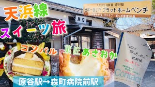 文化財！原谷駅から天浜線スイーツ旅、森町病院前へ