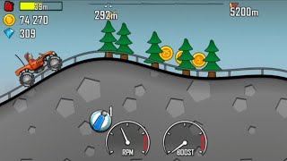 Hill Climb Racing Vehicle Monster Truck In Highway Daily Event Reach 496m - Gameplay