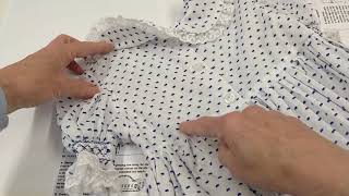 Chery Williams Baby Square yoke Smocked pattern - explained