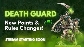 Death Guard New Points & Rules Update October MFM Update! - The Disgustingly Resilient Podcast