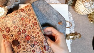 [ASMR] 커피 염색한 종이로 의상실 다꾸하기 (🧵Eliana in boutique) | 의상실의 엘리아나 #scrapbooking #빈티지다꾸 #종이소리