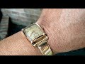 vintage 1940s hamilton grover 10k gold filled men s wristwatch .