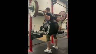 3x3 HB paused Squat 155kg @7.5