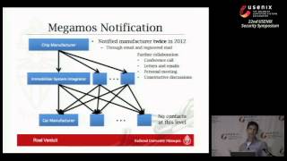 USENIX Security '13 - Dismantling Megamos Crypto: Wirelessly Lockpicking a Vehicle Immobilizer