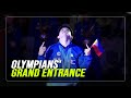 Filipino Olympians make grand entrance at Rizal stadium