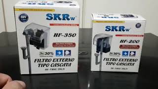 Apresentação do filtro externo da marca SKRw.