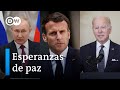 Francia anuncia intención de diálogo entre Putin y Biden