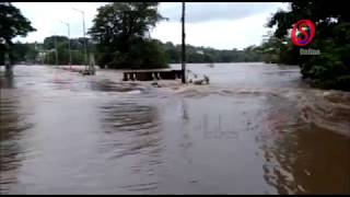 Kadra \u0026 Suppa dam water floods the villages of Karwar \u0026 Joida in Uttara Kannada after latest release