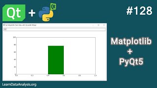 How to update a matplotlib graph in a PyQt5 application | PyQt5 Tutorial
