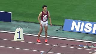 2021年　第105回日本選手権　男子400ｍ　予選１組