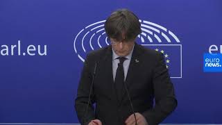 Carles Puigdemont slams 'sad day' for democracy as MEPs vote to lift Catalan separatists' immunity