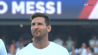🔴🔵 PSG  🏟️ Lionel Messi présenté devant un Parc des Princes bouillant !