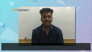 Successfully placed | B.Com Graduate | Student Review | ProSpiders