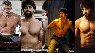 Top 14 Fittest sandalwood (Kannada) actors with 6 pack abs